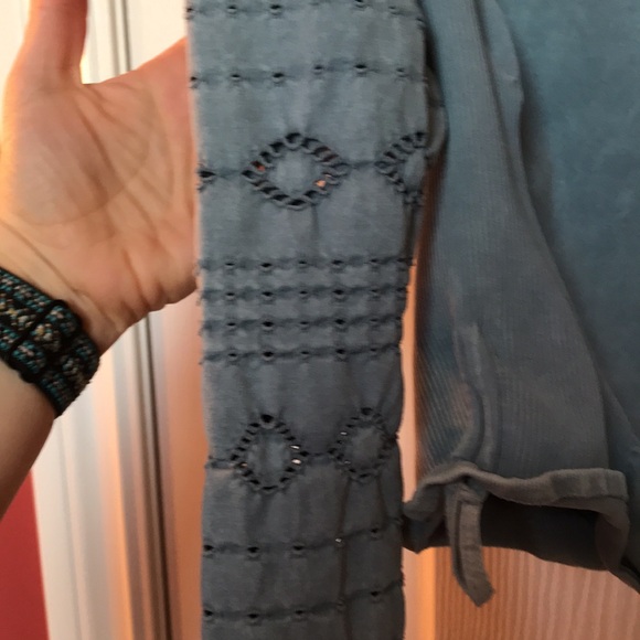 Fp movement free people workout top shirt medium large m l hooded hoodie - Picture 5 of 6